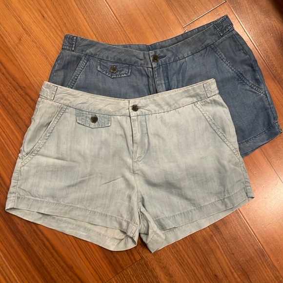 Bundle of two super soft denim chambray shorts - Picture 1 of 12